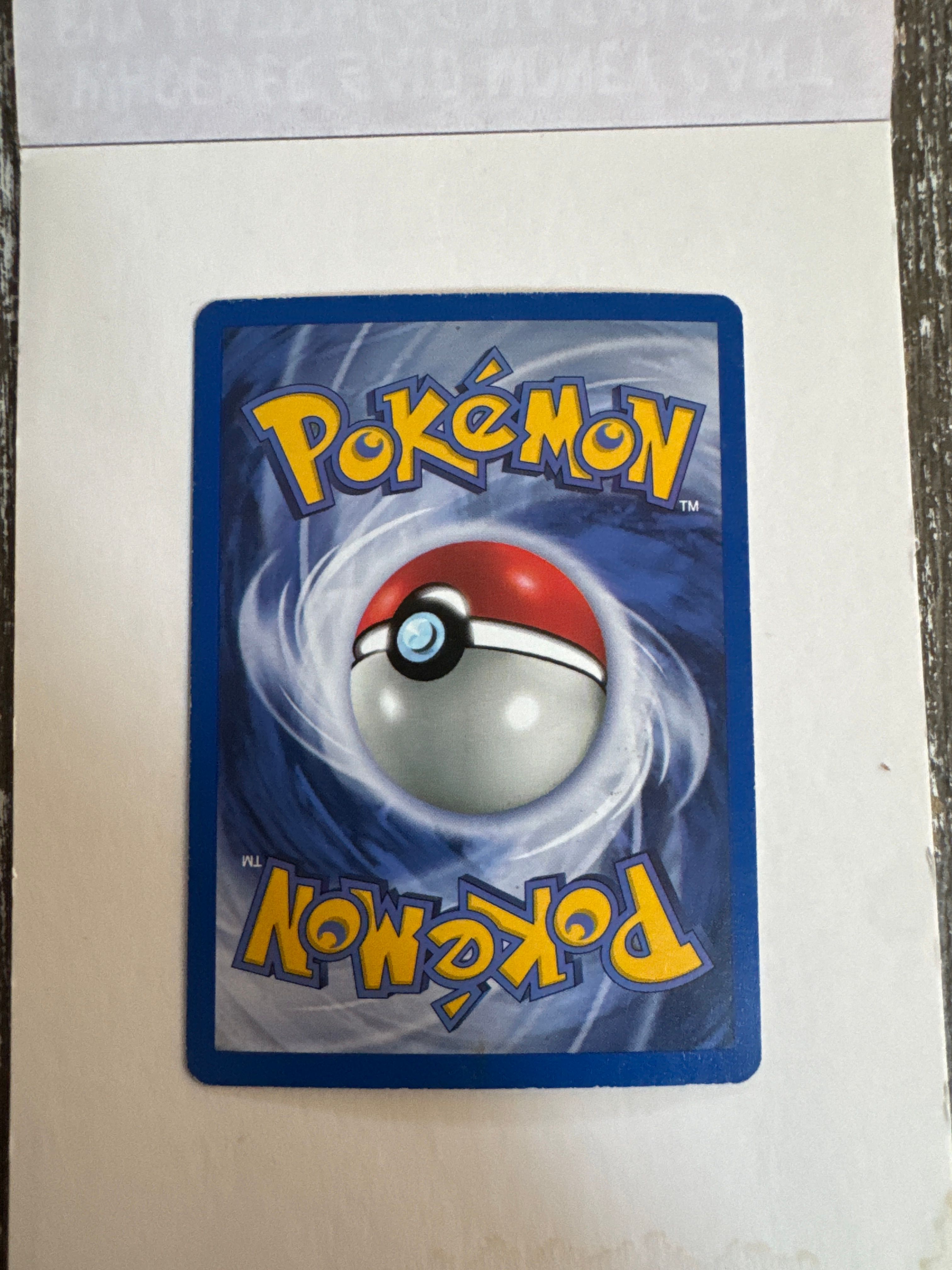 Back Card