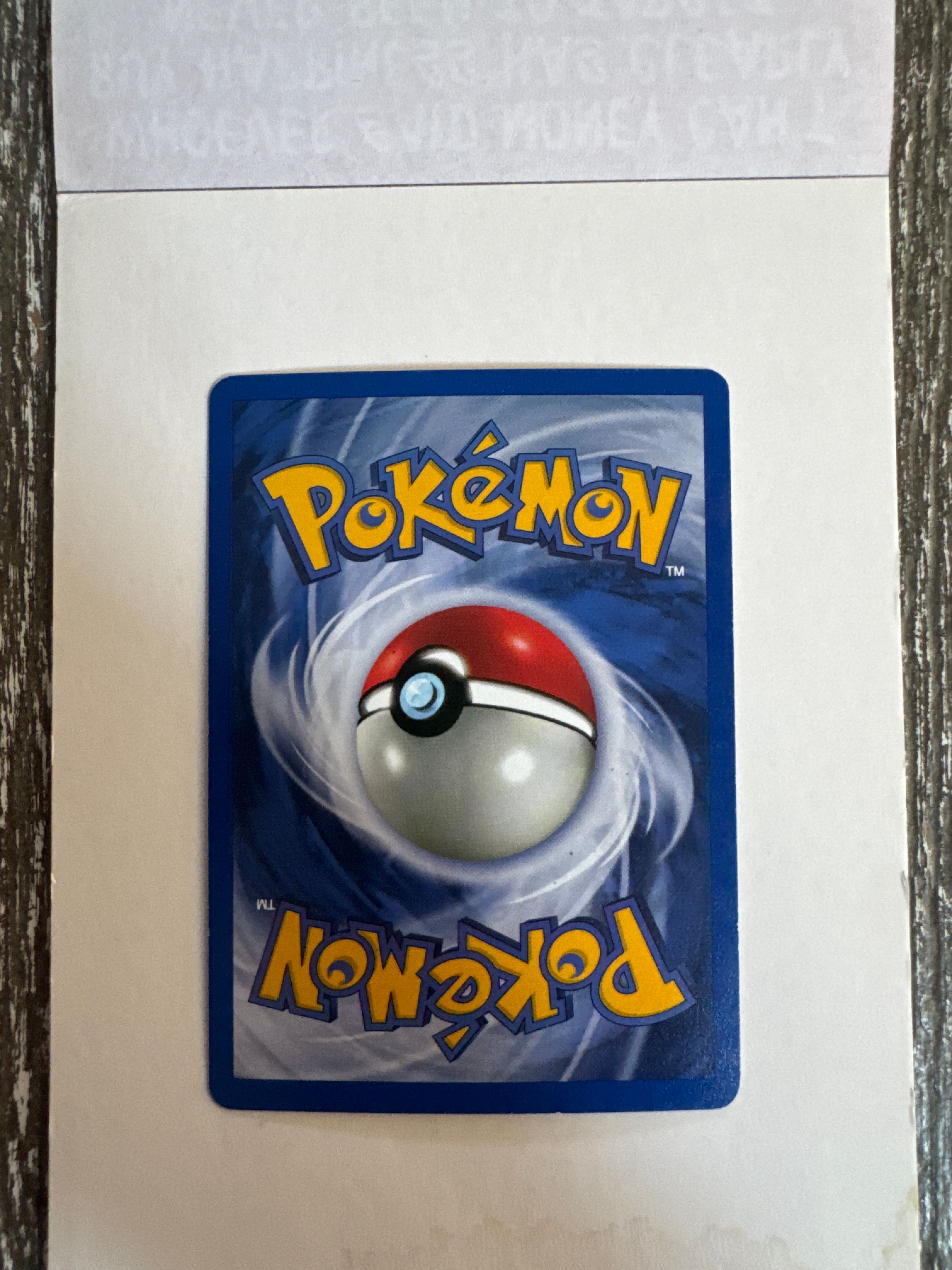 Back Card