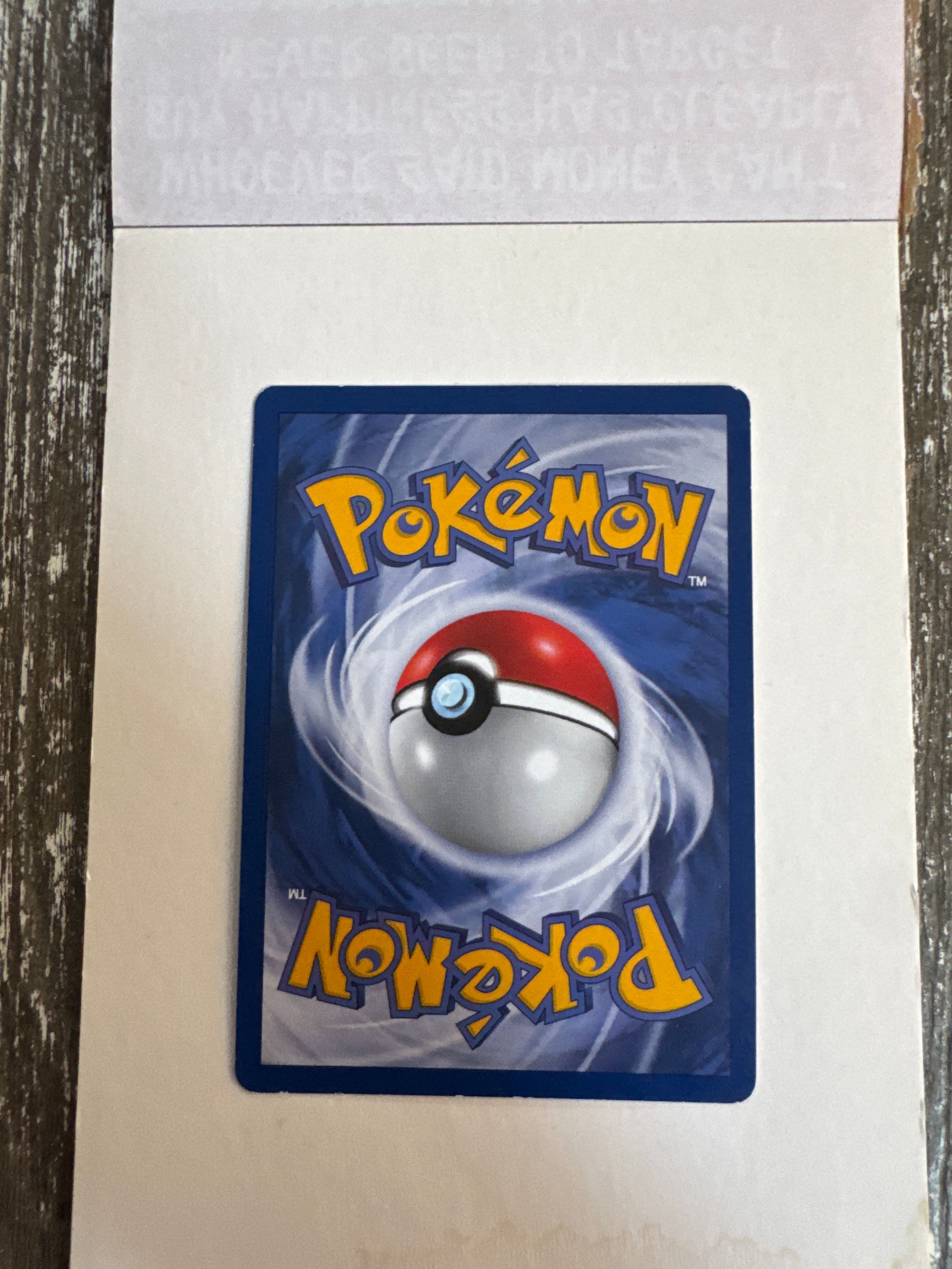 Back Card