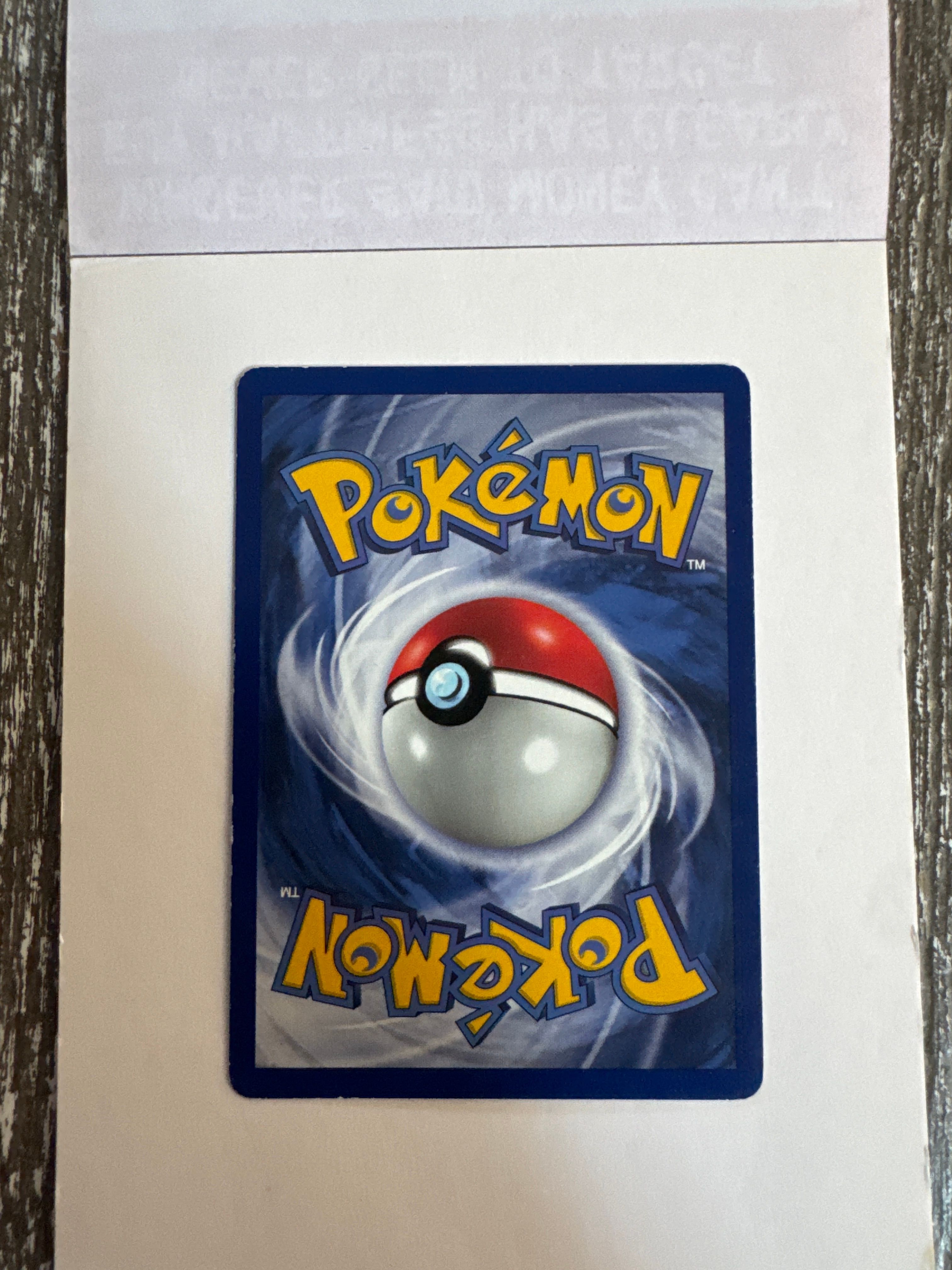 Back Card