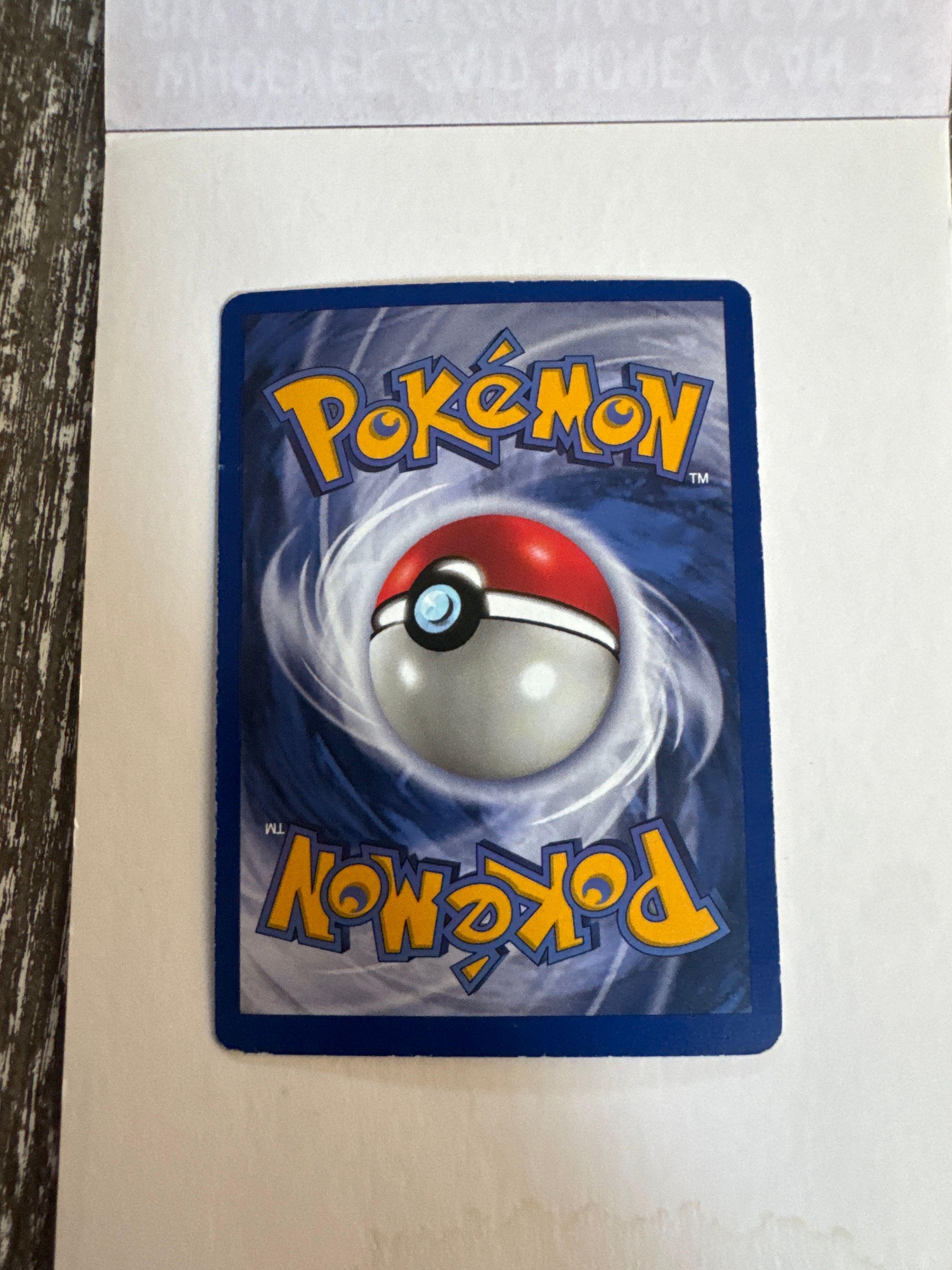 Back Card
