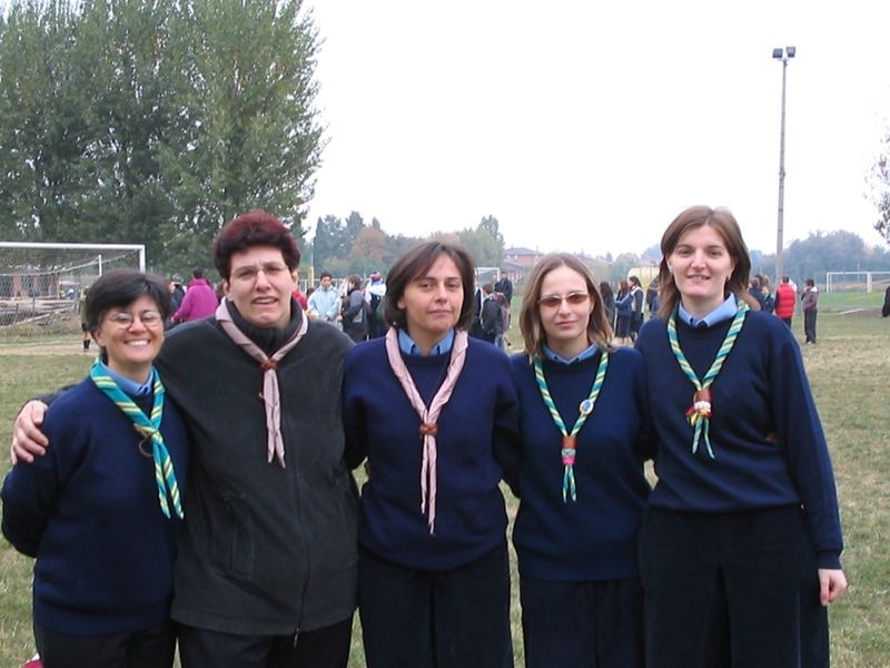 Le capo Gruppo dei primi 20 anni, da sinistra: Brunetta Costa, Angela Panza, Loretta Tromba, Katia Barelli e Katia Tarter