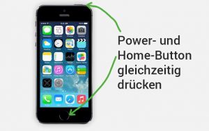 iPhone Screenshot erstellen