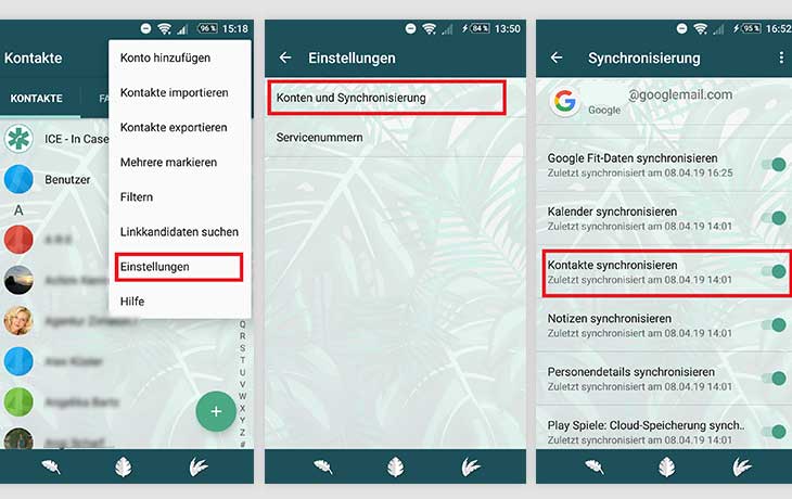 Kontakte übertragen bei Android-Handys – So funktioniert's