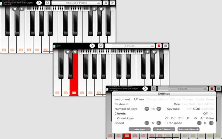 Beste Klavier-Apps: My Piano Phone