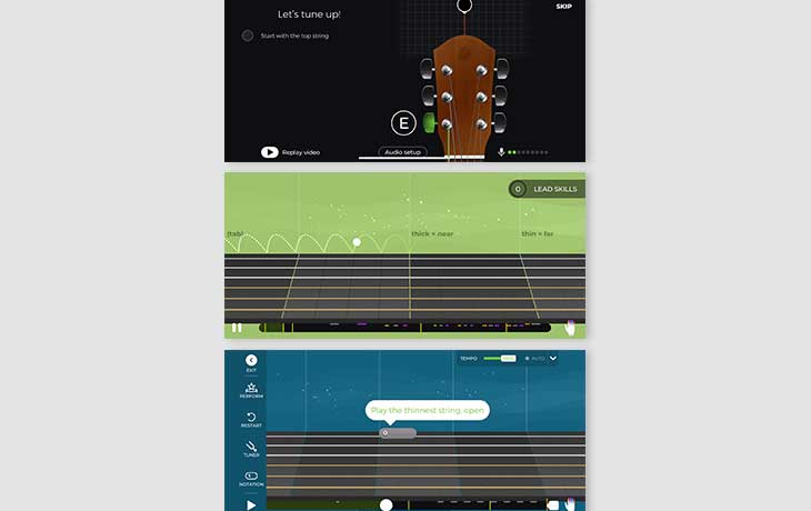 Gitarre-Lernen Apps: Yousician