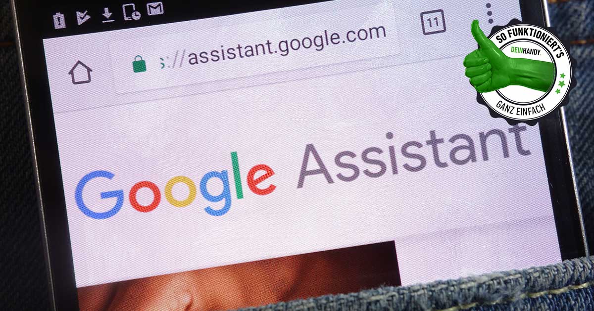 Ok Google aktivieren: Handy in Hosentasche
