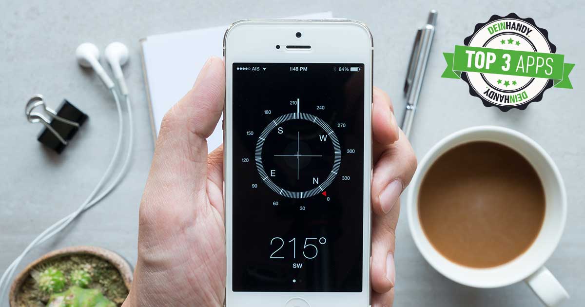Kompass-App: Die 3 besten kostenlosen Wegweiser im Test