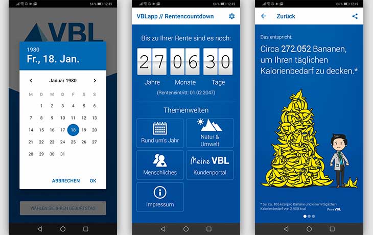 Rentencountdown: Screenshots VBlapp