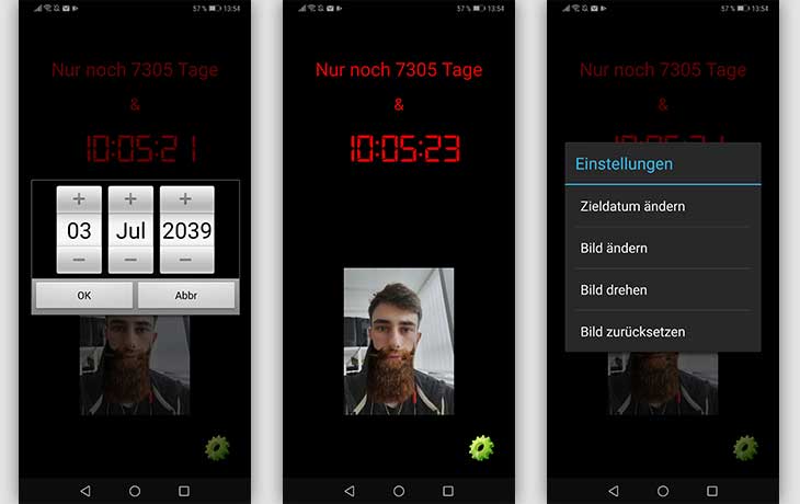 Rentencountdown: Screenshots Arbeitsfrust Rentenlust