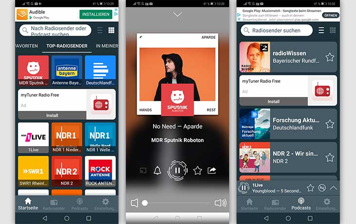 Radio-App: Die 3 besten kostenlosen Internetradios im Test