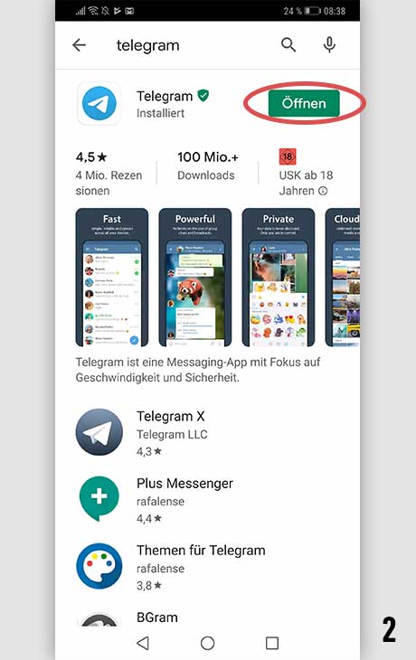 Was ist ein Telegramm beim Handy?