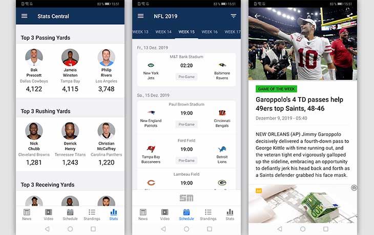 Football Live Screenshots Football Live Screenshots