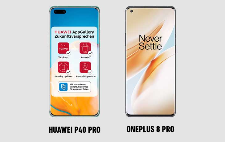 OnePlus 8 Pro vs. Huawei P40 Pro OnePlus 8 Pro vs. Huawei P40 Pro
