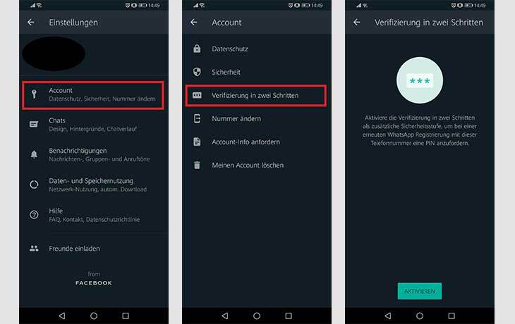 WhatsApp-Verifizierung Anleitung