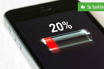 iPhone-Batterie in Prozent