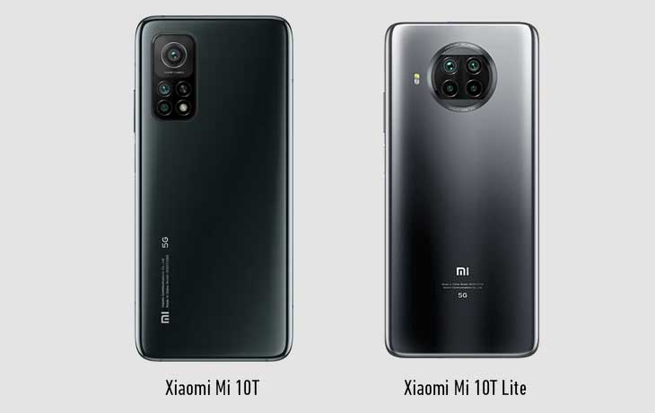 Xiaomi Mi 10T Lite vs. Mi 10T: Rückseite