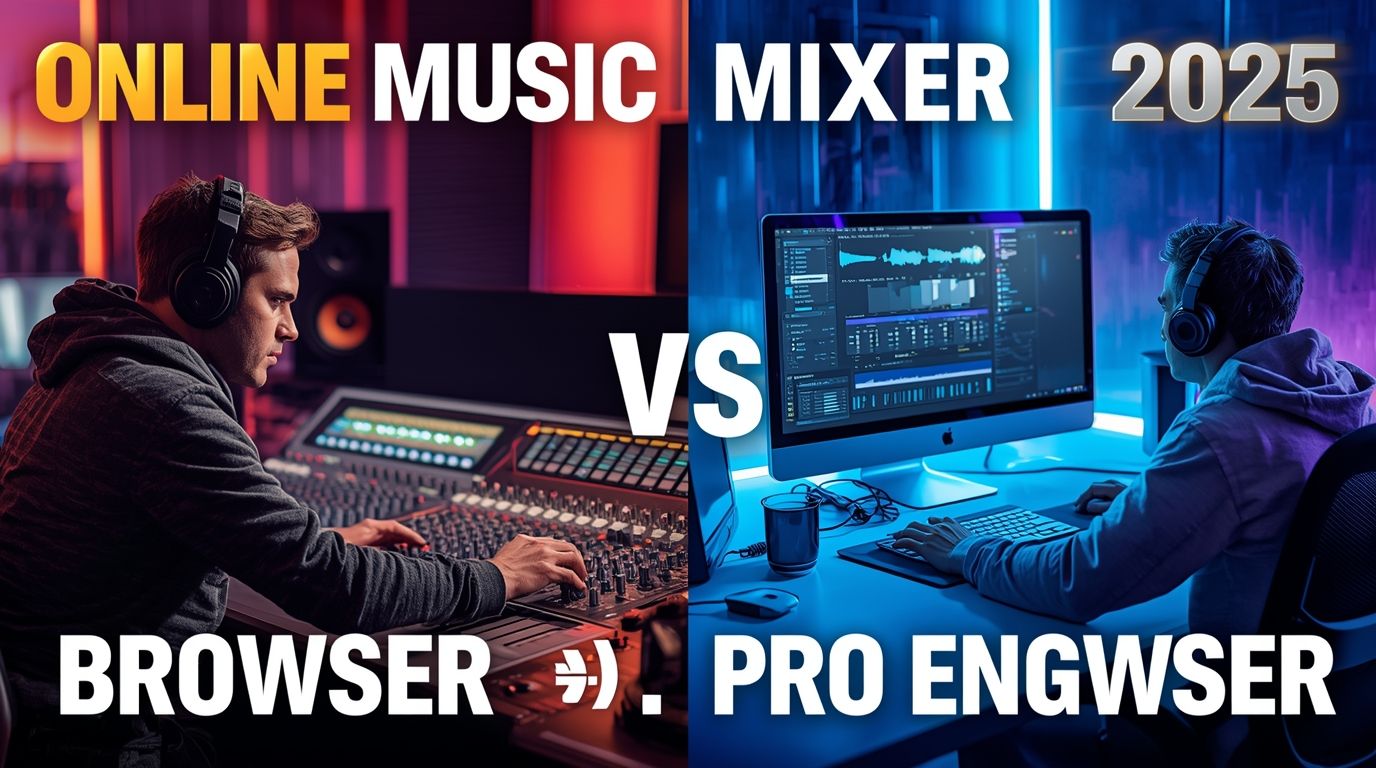 Online Music Mixer 2025: Browser vs Pro Engineer (Real A/B)