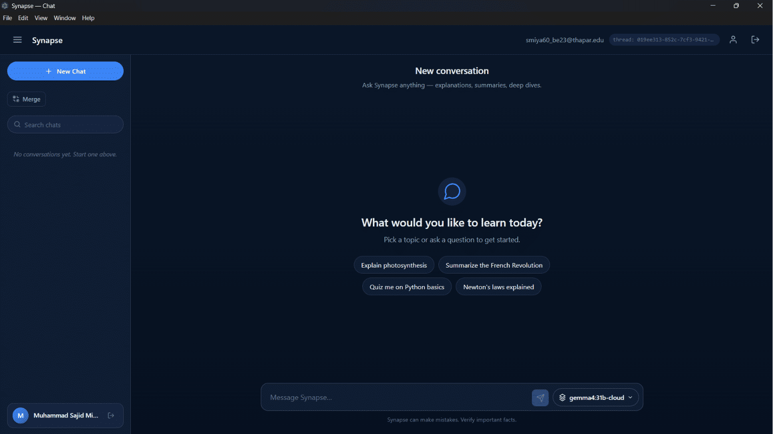 Chat Page
