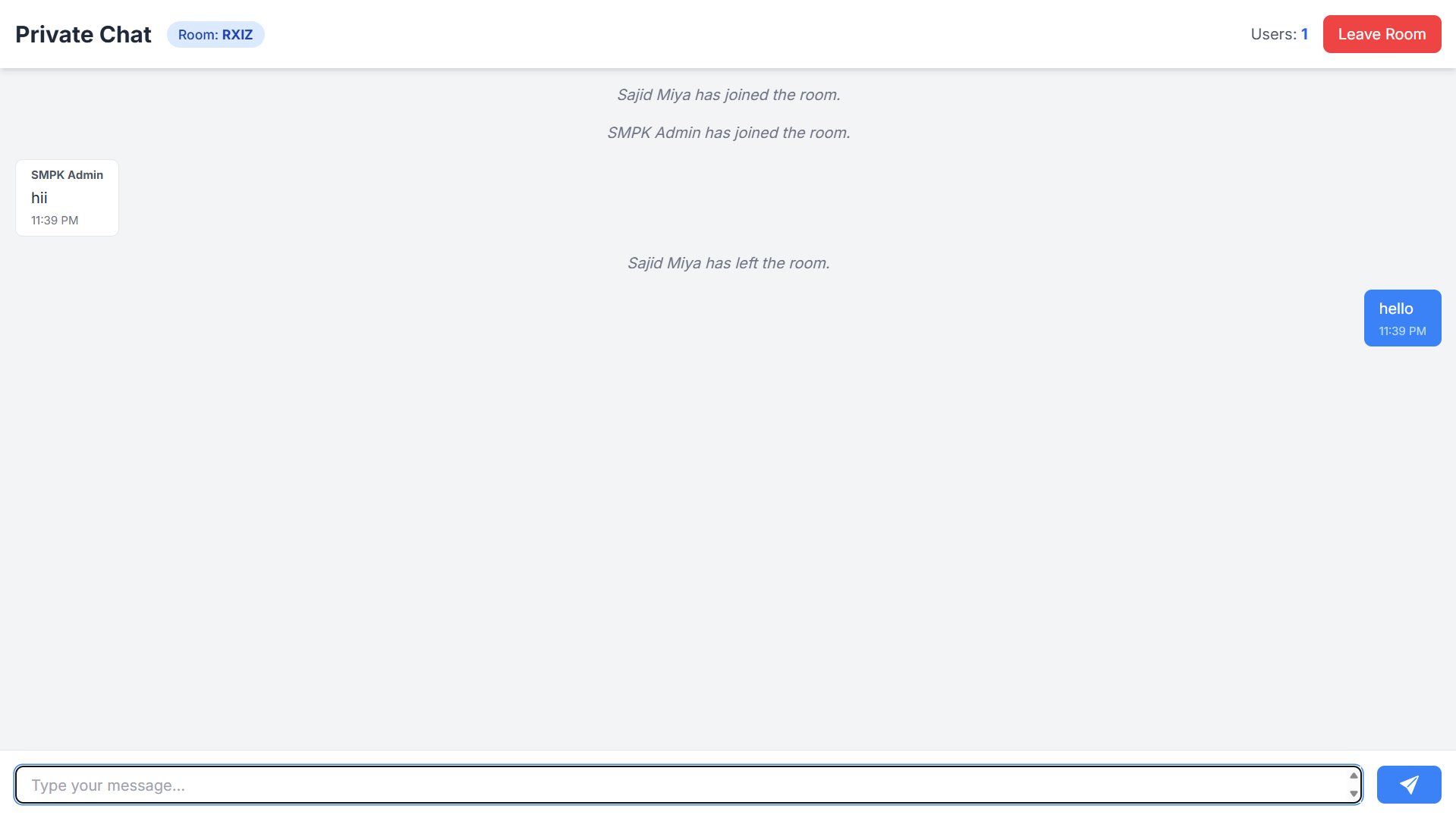 Chat Private