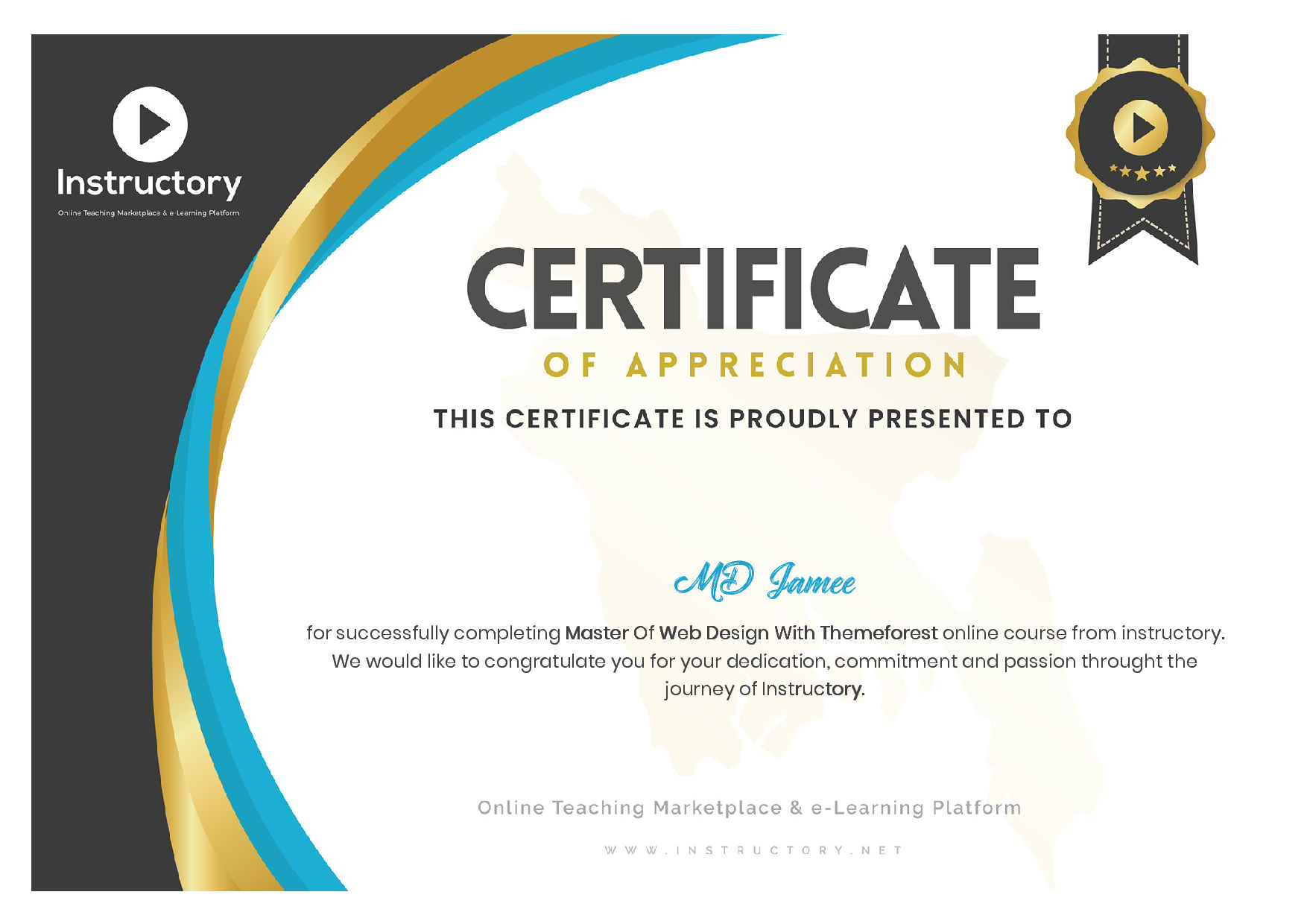 Master Of Web Design With ThemeForest Certification