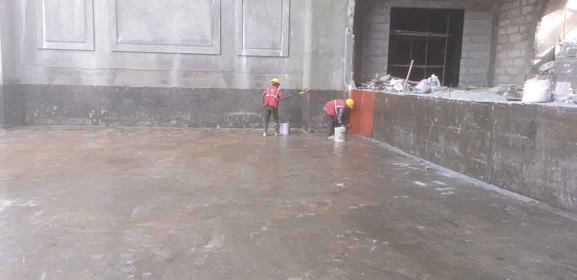 Podium Waterproofing 1