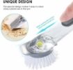 Picture of Push Button Dishwashing Brush Cleaner