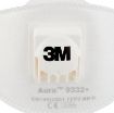 3m Aura 9332+ FFP3 Disposable Particulate Respirator Face Mask With Filter