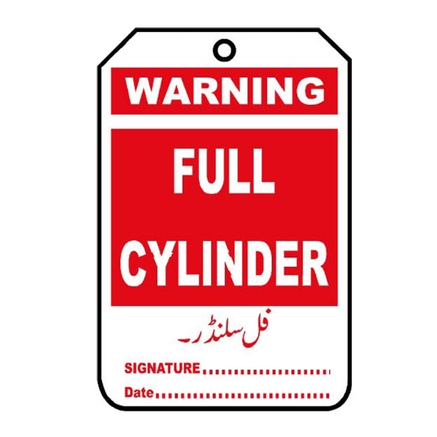 Picture of NT-1119 Warning Full Cylinder Tag