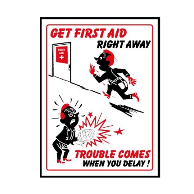 Picture of MS-809 First Aid Precaution Sign