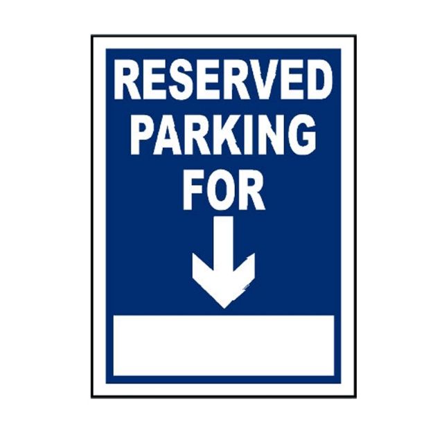 Picture of MP-429 Reserved Parking For Sign