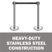 Picture of Crowd Control Barrier Retractable Queue Pole