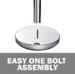 Picture of Crowd Control Barrier Retractable Queue Pole