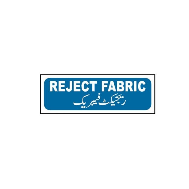 Buy MTS-27 Reject Fabric Sign Online in Pakistan with Same Day Shipping ...
