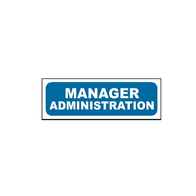 Picture of MTS-153 Manager Administration Sign