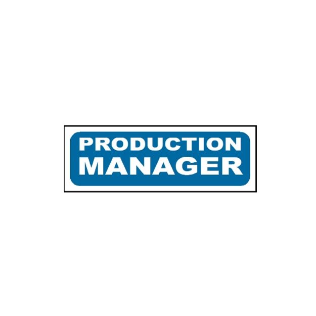 Picture of MTS-132 Production Manager Sign