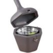 Picture of Sysbel CBR8101 Grey Cigarette Butts Receptacle, Umbrella-shaped Covered head, Cigarette Disposal