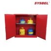 Picture of Sysbel WA810300R Fireproof Combustible Storage Cabinet Red