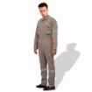 Picture of Prime Captain D592 Cotton Fabric 240 GSM Doha Elegance Safety Coverall With Grey Reflective Cloth