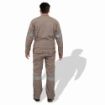 Picture of Prime Captain D592 Cotton Fabric 240 GSM Doha Elegance Safety Coverall With Grey Reflective Cloth