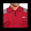 Picture of Prime Captain D592 Cotton Fabric 240 GSM Doha Elegance Safety Coverall With Grey Reflective Cloth