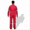 Picture of Prime Captain D592 Cotton Fabric 240 GSM Doha Elegance Safety Coverall With Grey Reflective Cloth