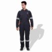 Picture of Prime Captain D592 Cotton Fabric 240 GSM Doha Elegance Safety Coverall With Grey Reflective Cloth
