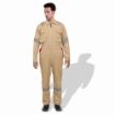 Picture of Prime Captain D592 Cotton Fabric 240 GSM Doha Elegance Safety Coverall With Grey Reflective Cloth