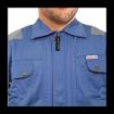 Picture of Prime Captain D592 Cotton Fabric 240 GSM Doha Elegance Safety Coverall With Grey Reflective Cloth