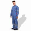 Picture of Prime Captain D592 Cotton Fabric 240 GSM Doha Elegance Safety Coverall With Grey Reflective Cloth