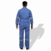 Picture of Prime Captain D592 Cotton Fabric 240 GSM Doha Elegance Safety Coverall With Grey Reflective Cloth