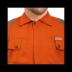 Picture of Prime Captain D592 Cotton Fabric 240 GSM Doha Elegance Safety Coverall With Grey Reflective Cloth