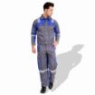 Picture of American 110 RBG Fabric 240 GSM European Elegance Safety Coverall With Blue Reflective Cloth