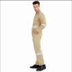 Picture of Flame Retardant F1023 Cotton Pre Shrink 240 GSM Coverall With Reflective Tape